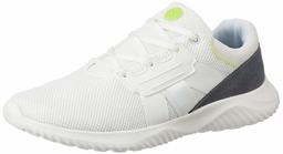 Amazon Brand - Symbol Men's White Mesh Sneakers-8 UK (42 EU) (9 US) (SYM-ET-010A)