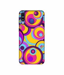 Amazon Brand - Solimo Designer Multicolor Circle 3D Printed Hard Back Case Mobile Cover for Samsung Galaxy M21