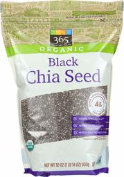 365 Everyday Value, Organic Black Chia Seed, 30 oz