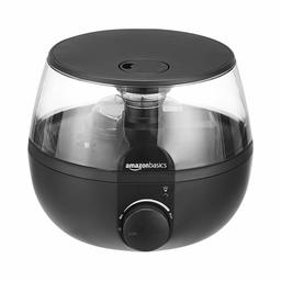 AmazonBasics Humidifier with Aroma Diffuser and Nightlight - 1.5-Liter, Black