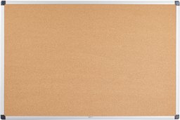 AmazonBasics Aluminum Frame Cork Notice Board 90cm x 60cm