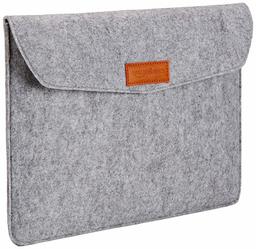 AmazonBasics 13 Inch Felt Macbook Laptop Sleeve Case - Light Grey