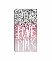 Amazon Brand - Solimo Designer Love Pink 3D Printed Hard Back Case Mobile Cover for Lenovo K6 Note