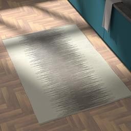 Amazon Brand – Rivet Abstract Reflections Modern Wool Area Rug, 4 x 6 Foot, Grey