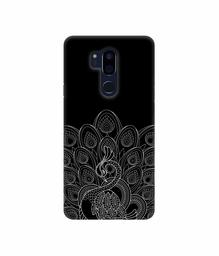 Amazon Brand - Solimo Designer Peacock Pattern 3D Printed Hard Back Case Mobile Cover for LG G7 ThinQ