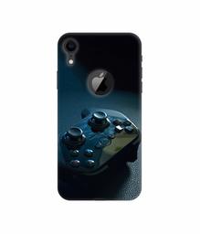 Amazon Brand - Solimo Designer Game Remote 3D Printed Hard Back Case Mobile Cover for Apple iPhone XR (Logo Cut)