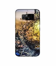 Amazon Brand - Solimo Designer Water Drop Reflection 3D Printed Hard Back Case Mobile Cover for Samsung Galaxy S8 Plus