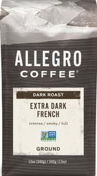 Allegro, Coffee French Roast Extra Dark Ground, 12 Ounce