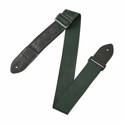 AmazonBasics Adjustable Guitar Strap For Electric/Acoustic Guitar/Bass - Includes 3 Pick Holders - Green