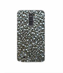 Amazon Brand - Solimo Designer Foil Paper Texture 3D Printed Hard Back Case Mobile Cover for LG K7