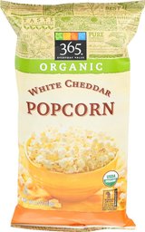 365 Everyday Value, Organic Popcorn, White Cheddar Cheese, 4 oz