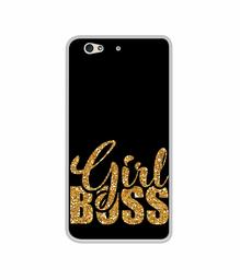 Amazon Brand - Solimo Designer Sparkle Girl Boss UV Printed Soft Back Case Mobile Cover for Gionee S6