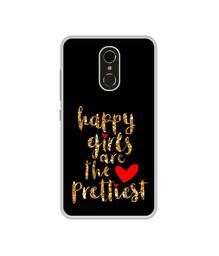 Amazon Brand - Solimo Designer Happy Girls are The Prettiest UV Printed Soft Back Case Mobile Cover for Itel S41