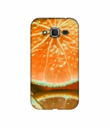 Amazon Brand - Solimo Designer Orange Slice 3D Printed Hard Back Case Mobile Cover for Samsung Galaxy Core Prime