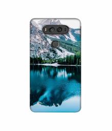 Amazon Brand - Solimo Designer Lake Mountain 3D Printed Hard Back Case Mobile Cover for LG V20