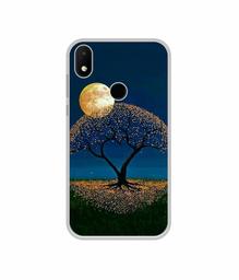 Amazon Brand - Solimo Designer Dark Night View UV Printed Soft Back Case Mobile Cover for Micromax Canvas 2 Plus (2018)