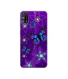 Amazon Brand - Solimo Designer Butterflies 3D Printed Hard Back Case Mobile Cover for Samsung Galaxy M31