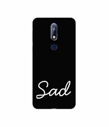 Amazon Brand - Solimo Designer Sad 3D Printed Hard Back Case Mobile Cover for Nokia 7.1