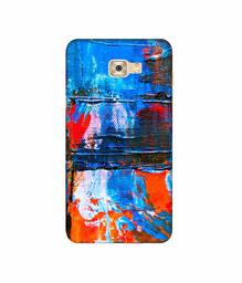 Amazon Brand - Solimo Designer Multicolor Wax On Canvas 3D Printed Hard Back Case Mobile Cover for Samsung Galaxy C7 Pro