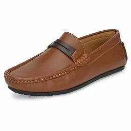 Centrino Men's 3965 Tan Loafers- 7 UK (41 EU) (8 US) (3965-1)