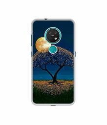 Amazon Brand - Solimo Designer Dark Night View UV Printed Soft Back Case Mobile Cover for Nokia 7.2