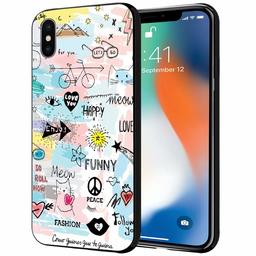 Amazon Brand - Solimo Designer Happy Theme Printed Hard Back Case Mobile Cover for Apple iPhone Xs Max (D1202)