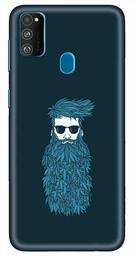 Amazon Brand - Solimo Designer Beard Man 3D Printed Hard Back Case Mobile Cover for Samsung Galaxy M21 / M30s