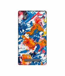 Amazon Brand - Solimo Designer Wax Color Mash On Canvas 3D Printed Hard Back Case Mobile Cover for Gionee F103