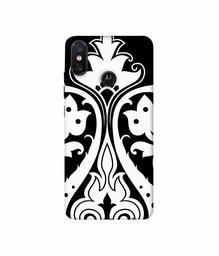 Amazon Brand - Solimo Designer S Shape Rangoli 3D Printed Hard Back Case Mobile Cover for Motorola One Power