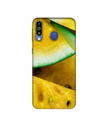 Amazon Brand - Solimo Designer Yellow Watermelon 3D Printed Hard Back Case Mobile Cover for Samsung Galaxy M21