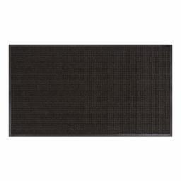 AmazonBasics Molded Carpet & Rubber Commercial Scraper Entrance Mat Square Pattern 2x3 Pepper