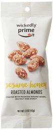 Wickedly Prime Roasted Almonds, Sesame Honey, Snack Pack, 1.5 Ounce