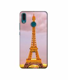 Amazon Brand - Solimo Designer Eiffel Tower Paris 3D Printed Hard Back Case Mobile Cover for Huawei Y9 (2019)