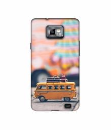 Amazon Brand - Solimo Designer Toy Bus 3D Printed Hard Back Case Mobile Cover for Samsung Galaxy S2