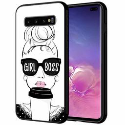 Amazon Brand - Solimo Designer Girl Boss Printed Hard Back Case Mobile Cover for Samsung Galaxy S10 Plus (D1228)