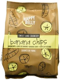 Happy Belly Chips di Banane - 100 g