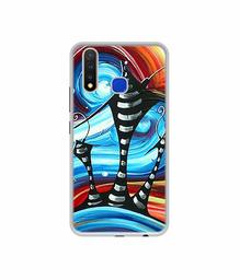 Amazon Brand - Solimo Designer Abstarct Texture UV Printed Soft Back Case Mobile Cover for Vivo U20