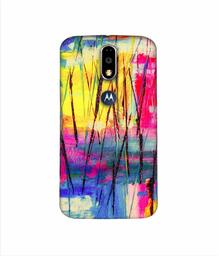 Amazon Brand - Solimo Designer Color Texture 3D Printed Hard Back Case Mobile Cover for Motorola Moto G4 Plus (with Logo Cut)