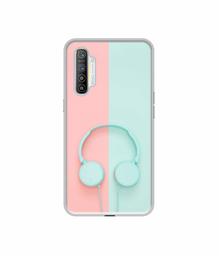 Amazon Brand - Solimo Designer Head Phone UV Printed Soft Back Case Mobile Cover for Realme XT