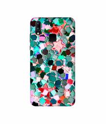 Amazon Brand - Solimo Designer Multicolor Stone 3D Printed Hard Back Case Mobile Cover for Vivo Y95