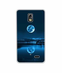 Amazon Brand - Solimo Designer Moon Pattern Print UV Printed Soft Back Case Mobile Cover for LYF Water 10