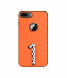 Amazon Brand - Solimo Designer Number One 3D Printed Hard Back Case Mobile Cover for Apple iPhone 8 Plus (with Logo Cut)