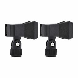 AmazonBasics Microphone Clip - Clothespin Style - 2-Pack (Renewed)