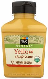 365 by Whole Foods Market, Organic Mustard, Yellow, 8 Ounce