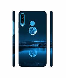 Amazon Brand - Solimo Designer Moon Pattern Print 3D Printed Hard Back Case Mobile Cover for Huawei P30 Lite