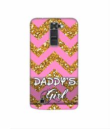 Amazon Brand - Solimo Designer Daddy's Girl 3D Printed Hard Back Case Mobile Cover for LG K10