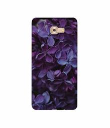 Amazon Brand - Solimo Designer Purple Flowers 3D Printed Hard Back Case Mobile Cover for Samsung Galaxy C9 Pro