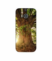 Amazon Brand - Solimo Designer Tree Trunk 3D Printed Hard Back Case Mobile Cover for HTC One M8