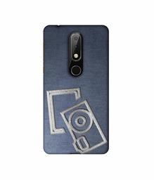 Amazon Brand - Solimo Designer Camera Embroidery 3D Printed Hard Back Case Mobile Cover for Nokia 6.1 Plus