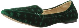 Amazon Brand - The Fix Women's Zaylie Scrunch Loafer Flat, Pine Green, 11 B US